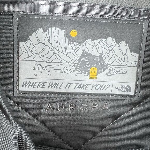 The North Face Aurora Laptop Backpack Grey Company Embroidered - Picture 8 of 8